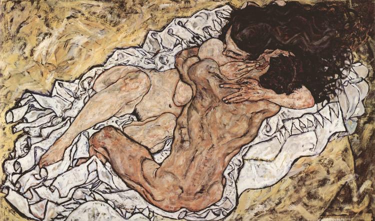 Egon Schiele Embrace (mk12) oil painting picture
